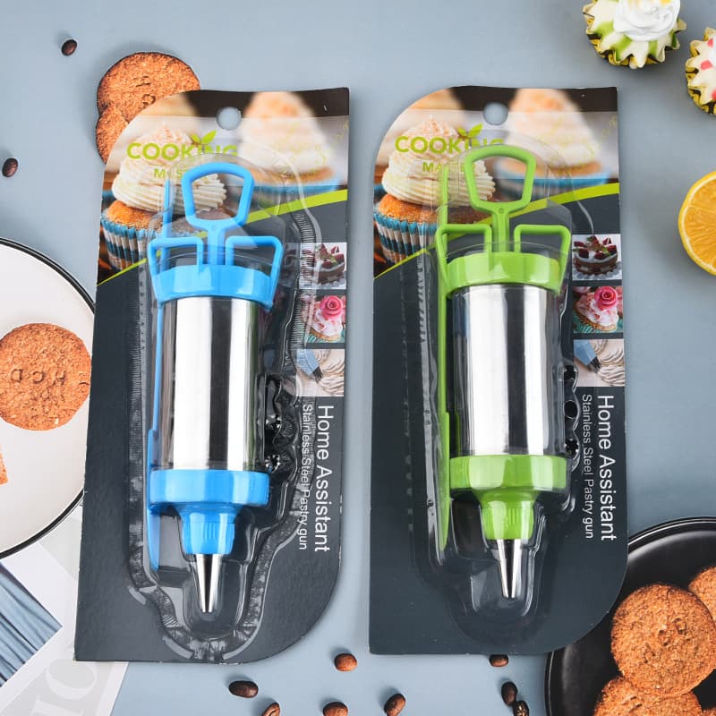 Cream Scraper Icing Gun Set DIY Decorating Cake Tools Baking Supplies Suitable for Daily Kitchen Use