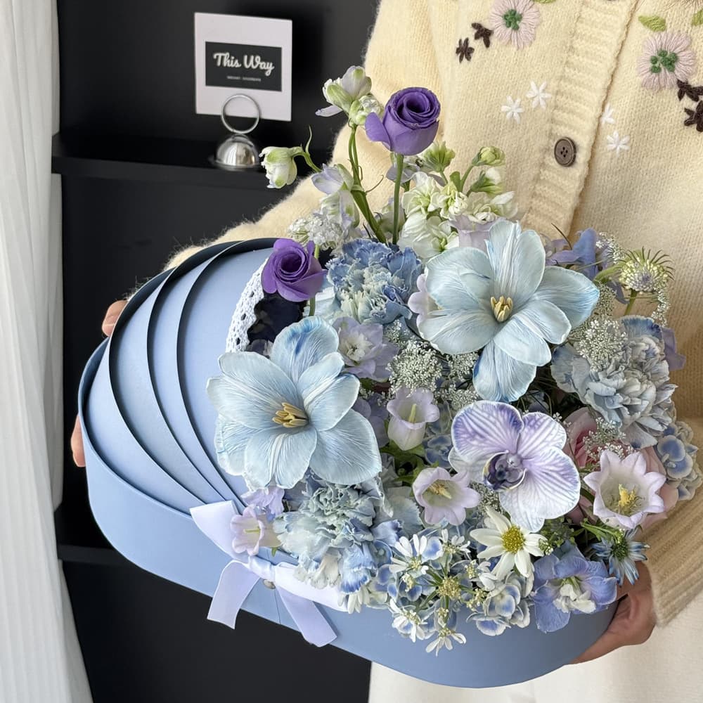 Cradle flower box egg confinement fruit flower basket packaging box gift box diy flower arrangement box wholesale