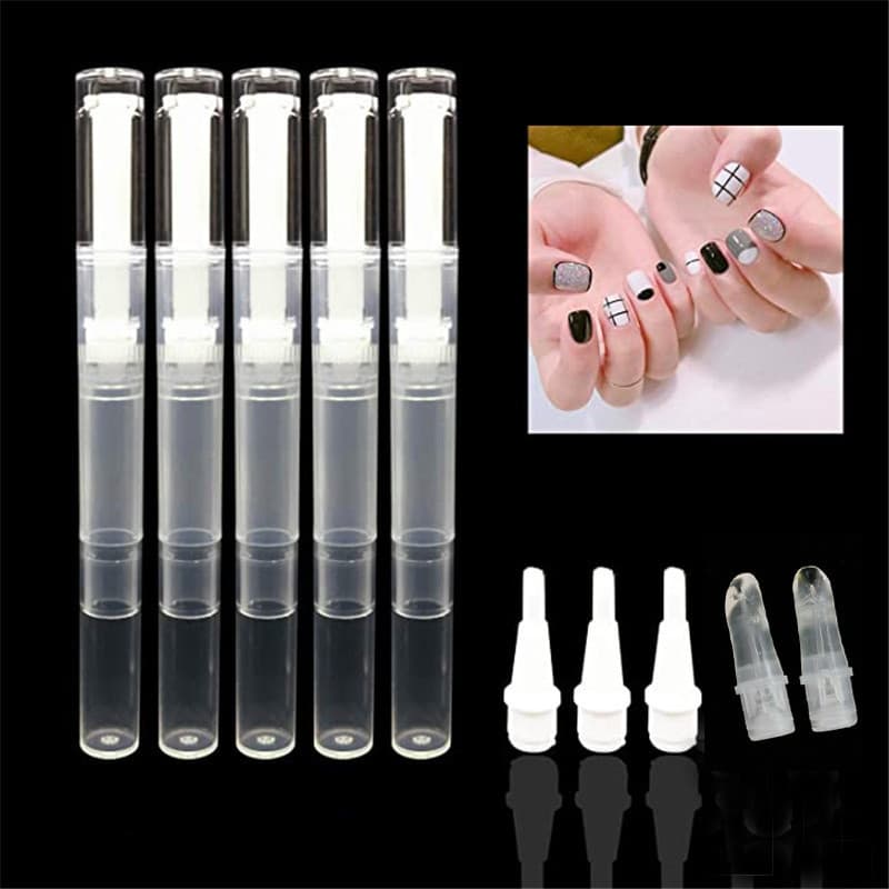 3ml Rotating Dispensing Pen Tube Eyelash Growth Liquid Material Liquid Dispensing Empty Tube Silicone Head Lipstick Nail Polish