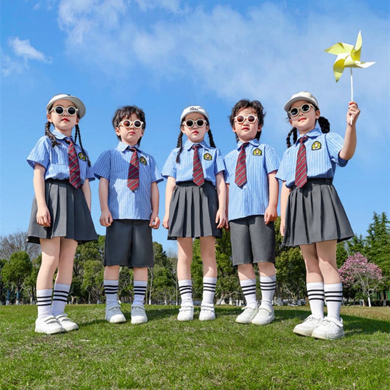 Children's Day performance clothes, children's performance clothes, British style kindergarten graduation clothes, elementary school students' clothes, summer