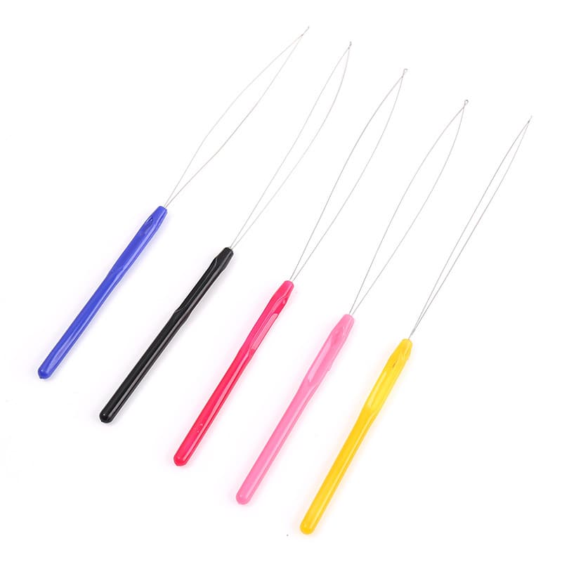 tufting gun needle threader tufting gun needle threader colorful plastic handle hair extensions wig crochet beads
