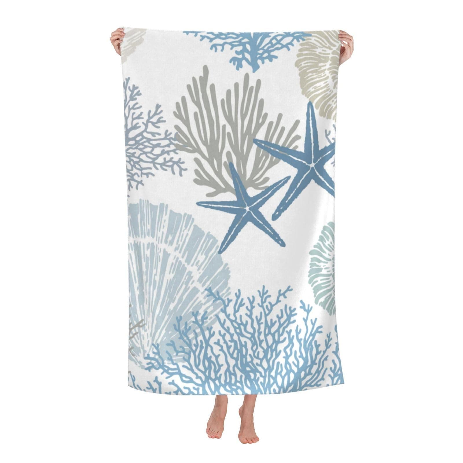 Cross-border Trade Ocean Gothic Style Beach Towel Digital Printed Bath Towel Microfiber Sports Towel Amazon