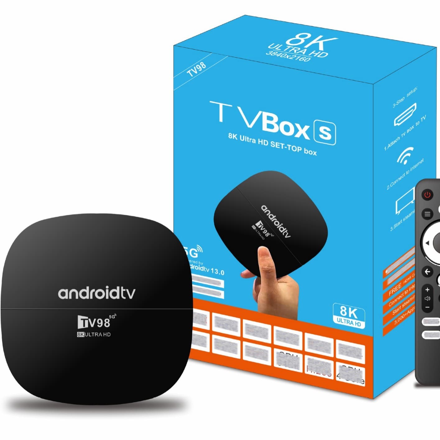 Cross-border MX10 TV Box H313 Android TV Box 4K HD WiFi Player TVBOX Bluetooth