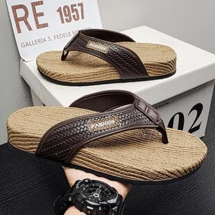 Birkenstock Men's Flip-flop 2026 Summer Cross-border Sandals Outdoor Wear Toe Clip Beach Shoes