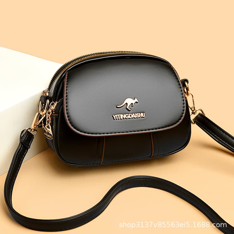 2026 New Fashion Minimalist Women's Shoulder Bag Versatile Round Crossbody Bag Premium Texture Niche Design Crossbody Backpack