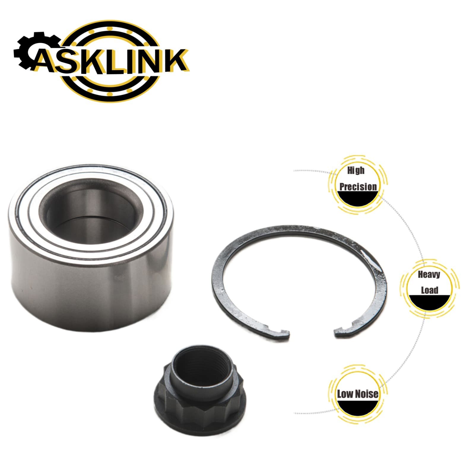 VKBA3929 Front Wheel Bearing Repair Kit for Toyota: Yaris / Yaris Verso