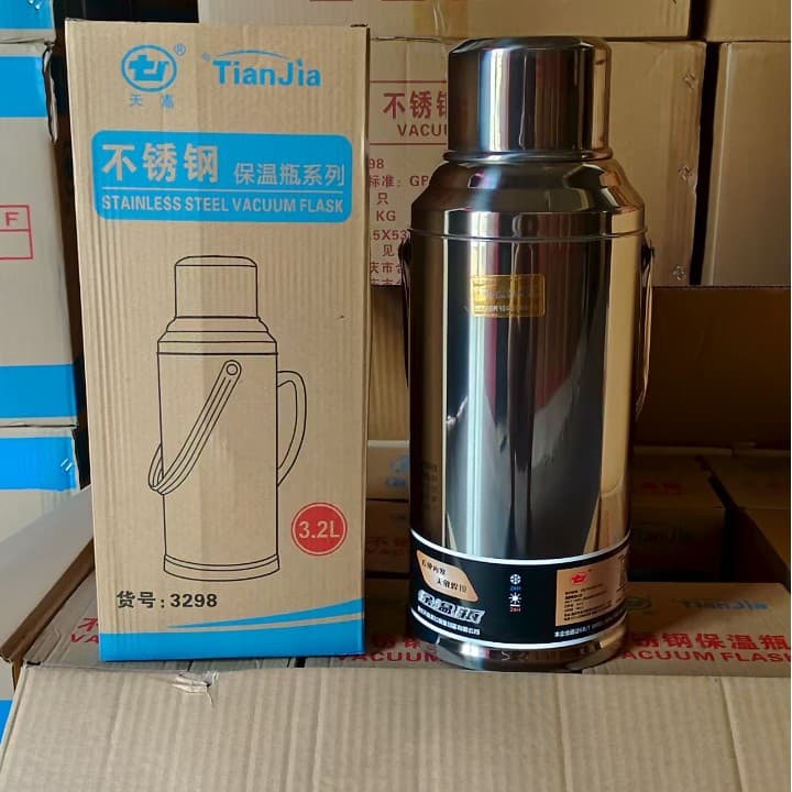3.2L stainless steel thermos, hotel thermal flask, wholesale hot water bottle supply from Linyi source