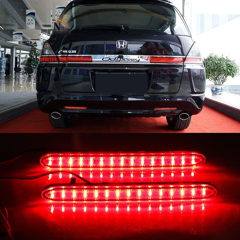 Honda 07-08 Odyssey rear bumper light modification and upgrade special LED light rear fog light brake light special price free shipping