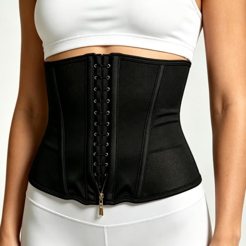 Plus Size Waist Trainer Corset High Waist Tummy Control Waist Trimmer Shapewear Tight Lace Body Shaper