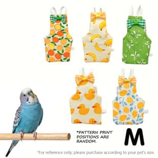 Parrot Diaper Bird Poop Catcher Clothing for Budgie Lovebird Cockatiel Adjustable Flight Suit Parrot Supplies