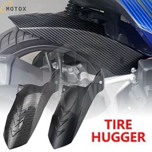 Cross-border Hot Selling Motorcycle Modified Rear Fender, Modified CLICK Rear Fender Carbon Fiber Fender Accessories