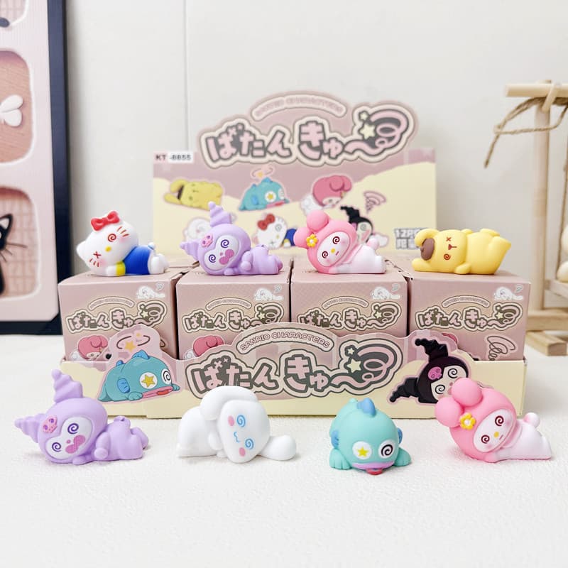 Sanrio Cute Fun Blind Box Kuromi Melody Mini Figure Desktop Ornaments Trendy Blind Box Wholesale