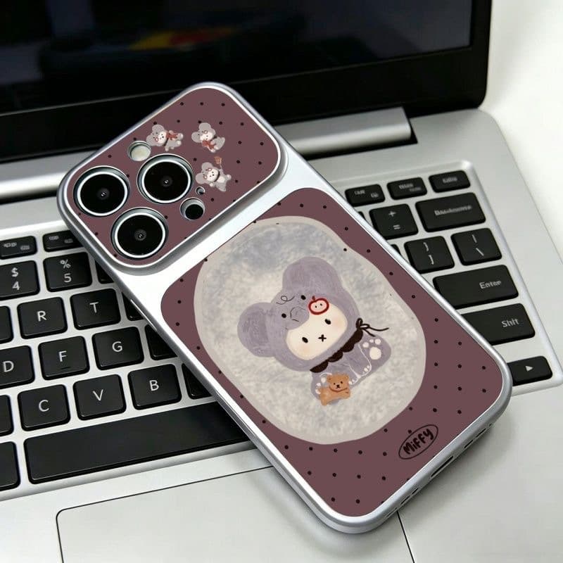 Koala Miffy Rabbit suitable for iPhone17 mobile phone case Apple 16ProMax all-inclusive 14Pro cartoon 15 girl