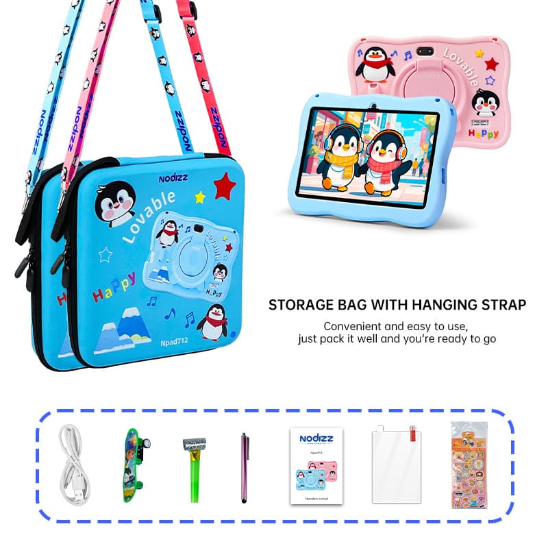 New Cross-Border Npad712ev Bag Gift Set 7-Inch Kids Tablet for YouTube Children's Tablet