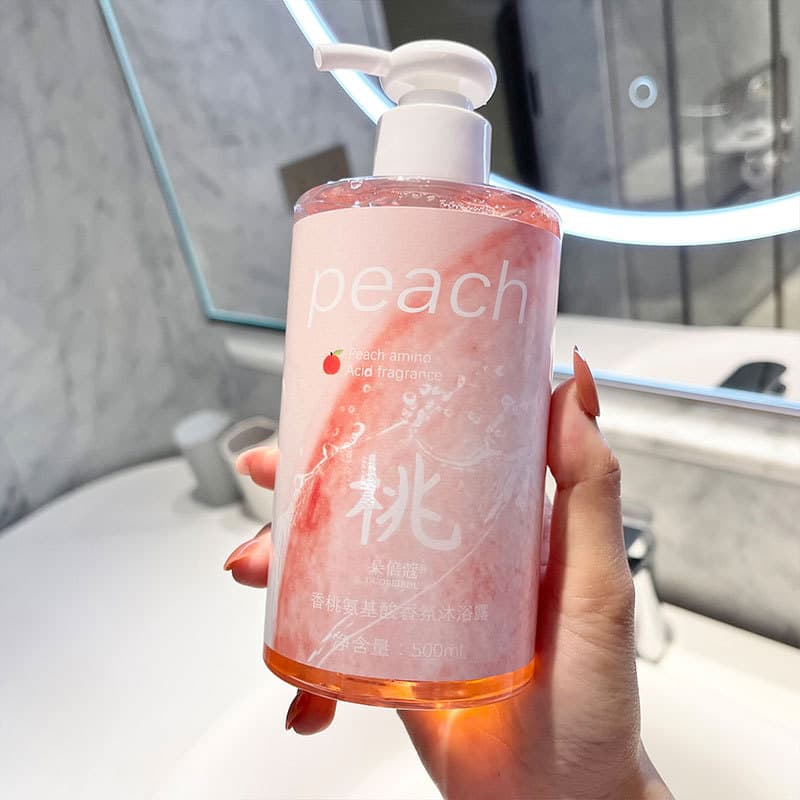 Duobeikou Amino Acid Fragrance Shower Gel Encounter Perfume Type Shower Gel Peach Summer Anti-Mite Long-Lasting Scent