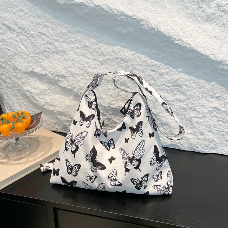 Cute Butterfly Girl Casual Large Capacity Simple Commuter Fashionable Crossbody Bag Personalized Shoulder Tote Bag