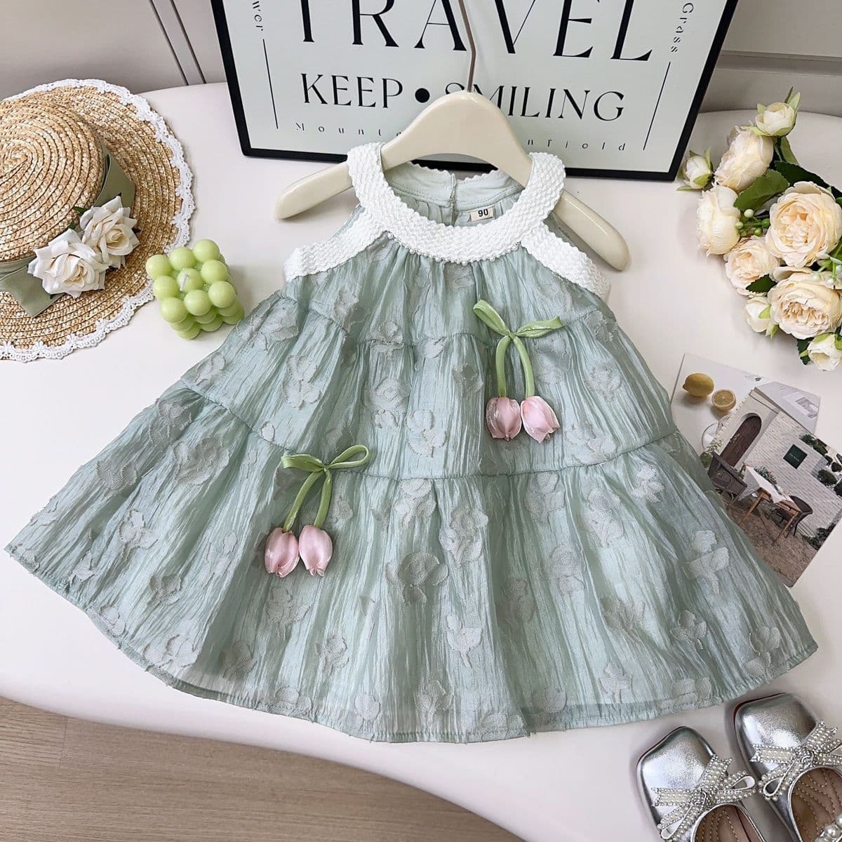 Girls' Dresses, Cross-Border Clothing Wholesale