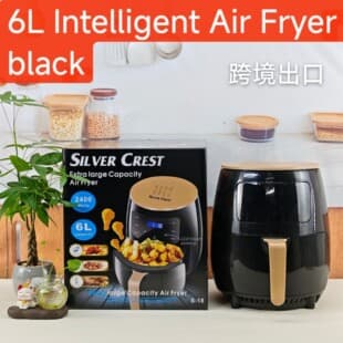 6L 12L Air Fryer Multifunctional Smart Touch Screen Oven Large Capacity Electric Air Fryer French Fry Machine