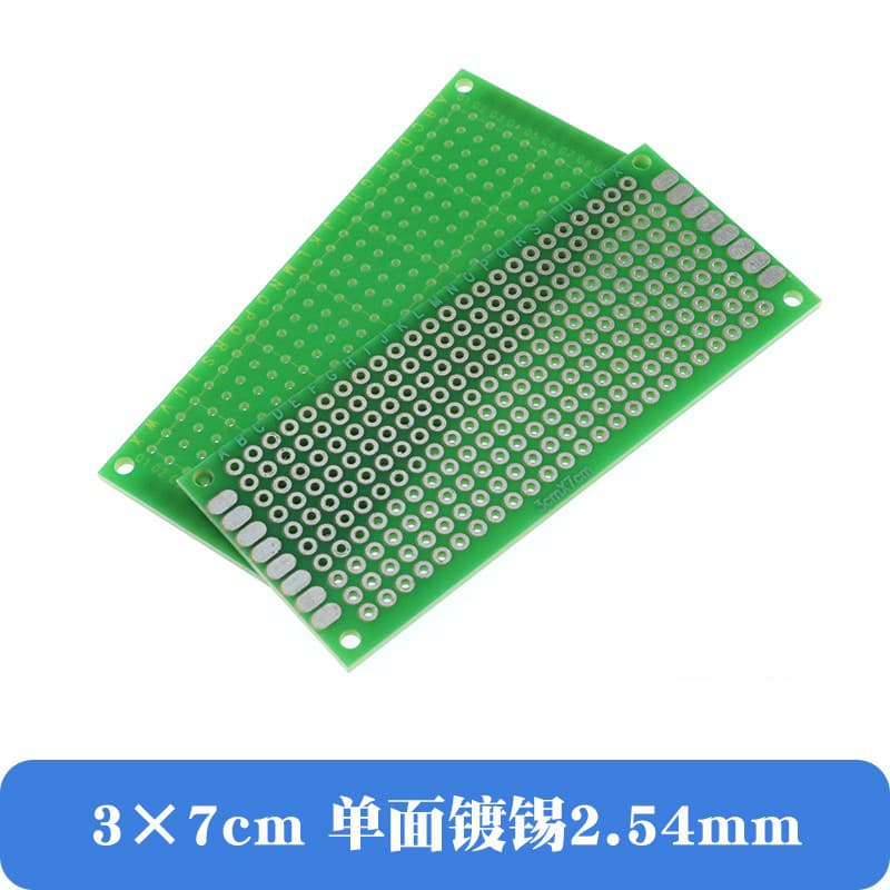 Single-sided Prototype Board 2.54mm Circuit Board for Student Soldering DIY Experiment PCB Electronic Perf Board
