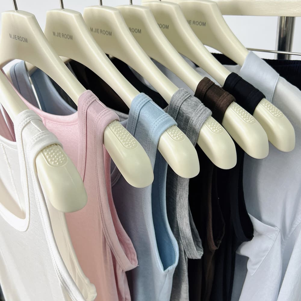 Cloud Wool Acetate Vest Camisole Women U-Neck Soft Skin Back Lyocell Sleeveless Wide Strap Camisole