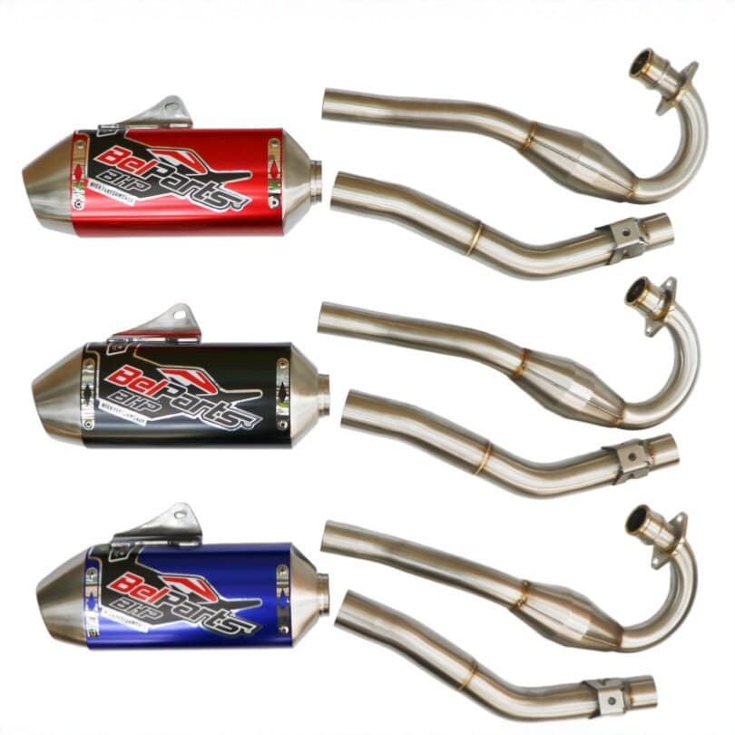 Motorcycle modified exhaust pipe stainless steel full-section straight exhaust muffler CRF series exhaust pipe