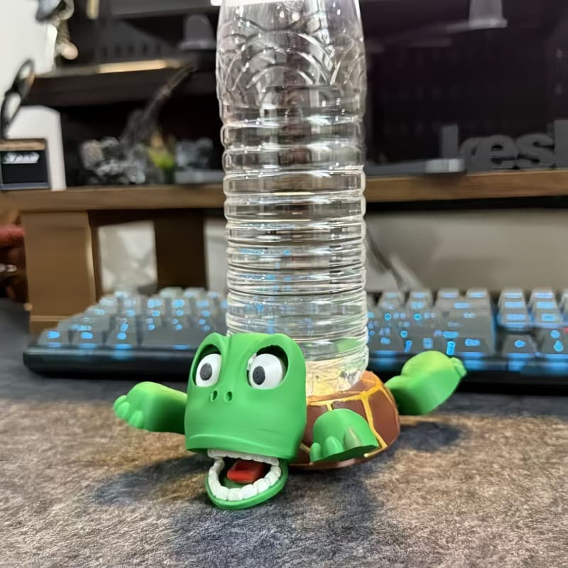 Trending Funny Turtle Cup Coaster Abstract Design Cute Desktop Cup Holder