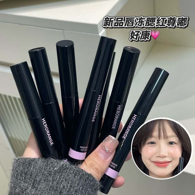 Mirror Shine Glossy Lip Jelly Moisturizing Water Gloss Lip Gloss Student Affordable Dolly Lip Korean Style Natural Solid Lip Gloss