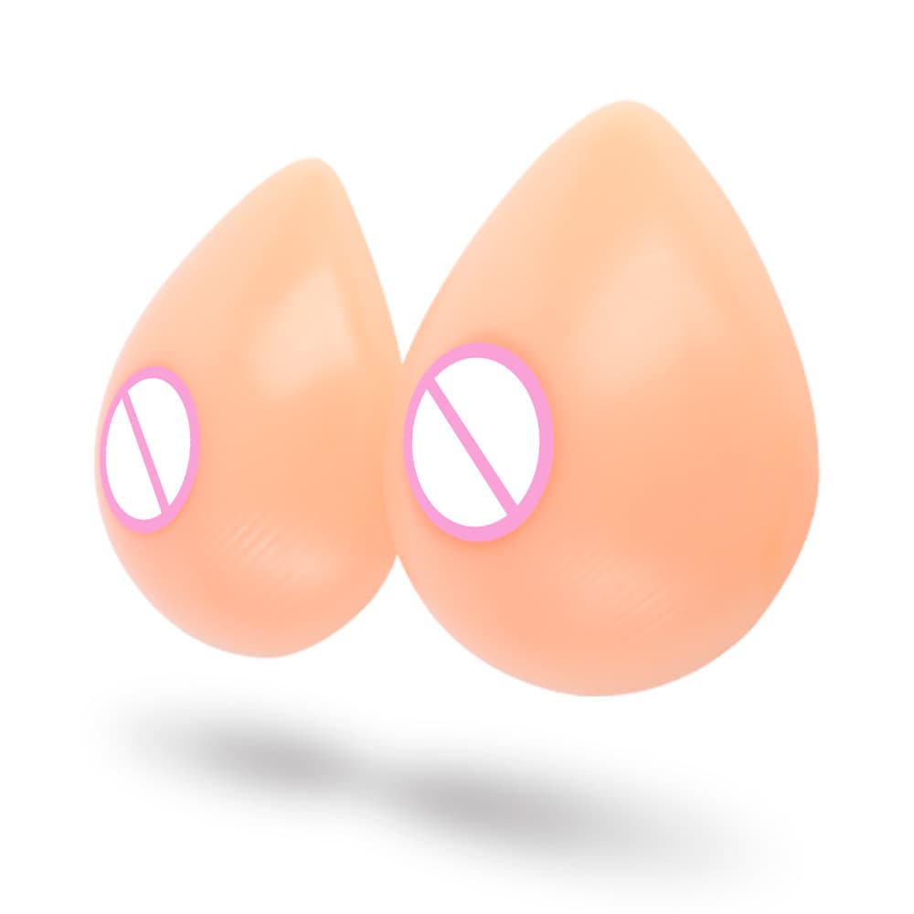 WISH Hot Selling Teardrop Silicone Breast Prosthesis Realistic Post-Surgery Crossdresser Fake Breasts Simulation Breast Form
