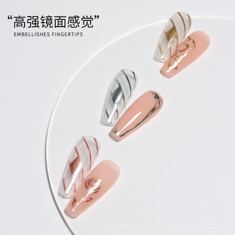 Cross-border 3-color Metallic Wire Drawing Gel, Silk Gloss Nail Art Gel, DIY Spider Gel, One-coat Color Nail Gel