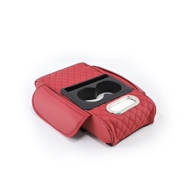 Car Center Armrest Pad Universal Storage Bag, Multi-Functional Vehicle Tissue Box and Armrest Cushion