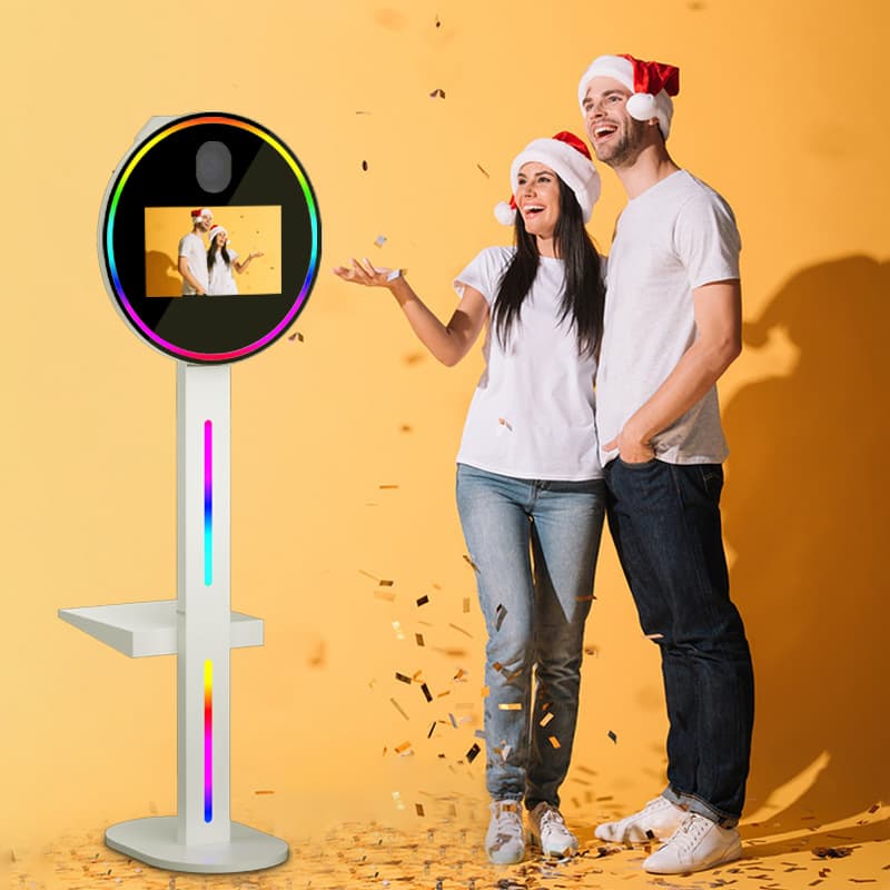 Indoor Smart 15.6-Inch DSLR Circular Photo Booth Photobooth Mirror Machine Cross-Border Hot Sale Multi-Function