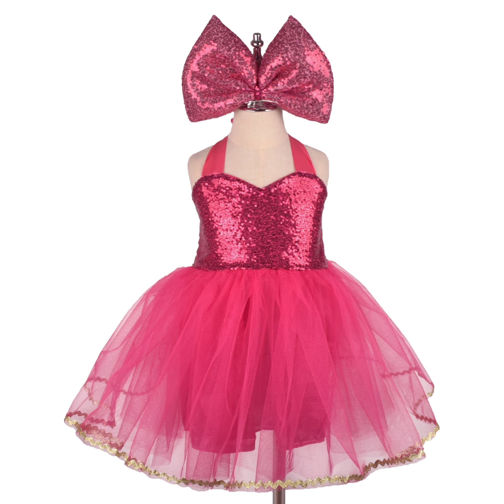 Barbie Princess Dress for Girls Sequined Tutu Skirt Halloween Costume Role Play TUTU Dress Birthday Party Gown