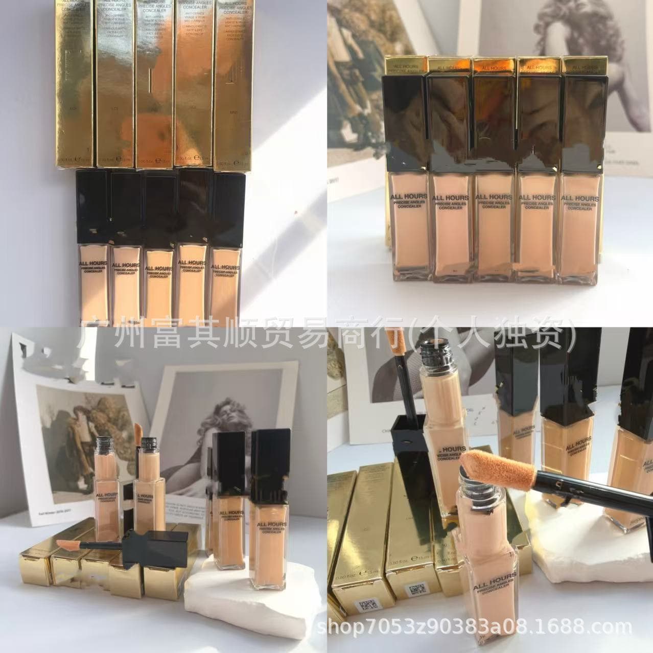 Cross-border liquid concealer 15ML long-lasting flawless concealer LC1LN4 liquid blush full size 15ml