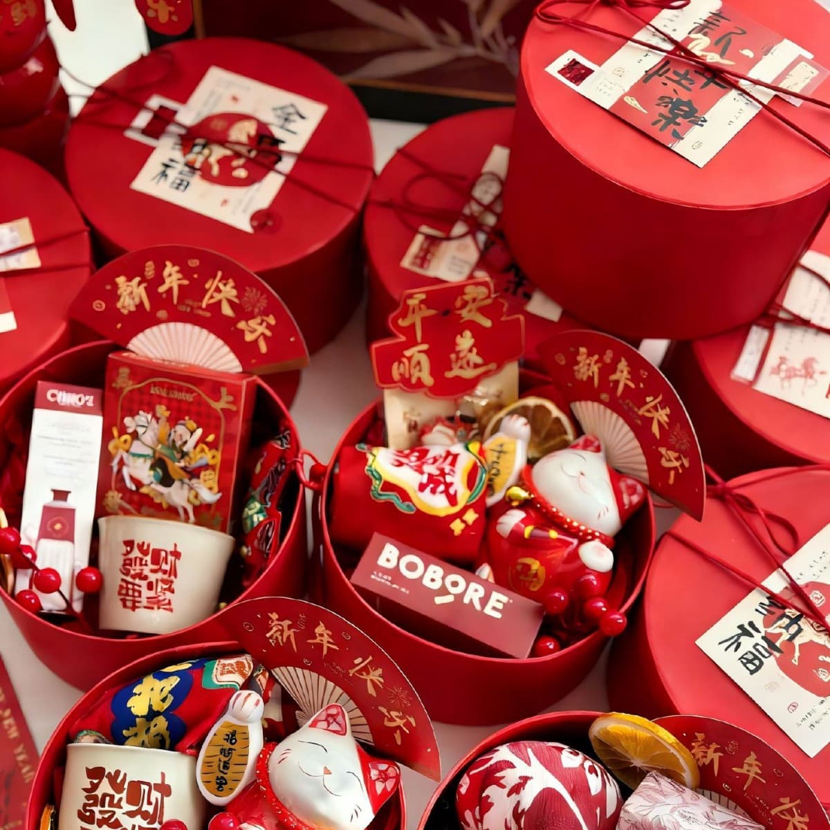 Dragon Boat Festival Gift Box, Red Kraft Paper Box, Xiaohongshu Gift Box, Cookie and Snack Packaging Box, Valentine's Day Gift Box