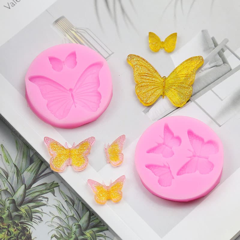 Butterfly Baking Fondant Cake Mold Chocolate Mold Soap Mold Clay Mold