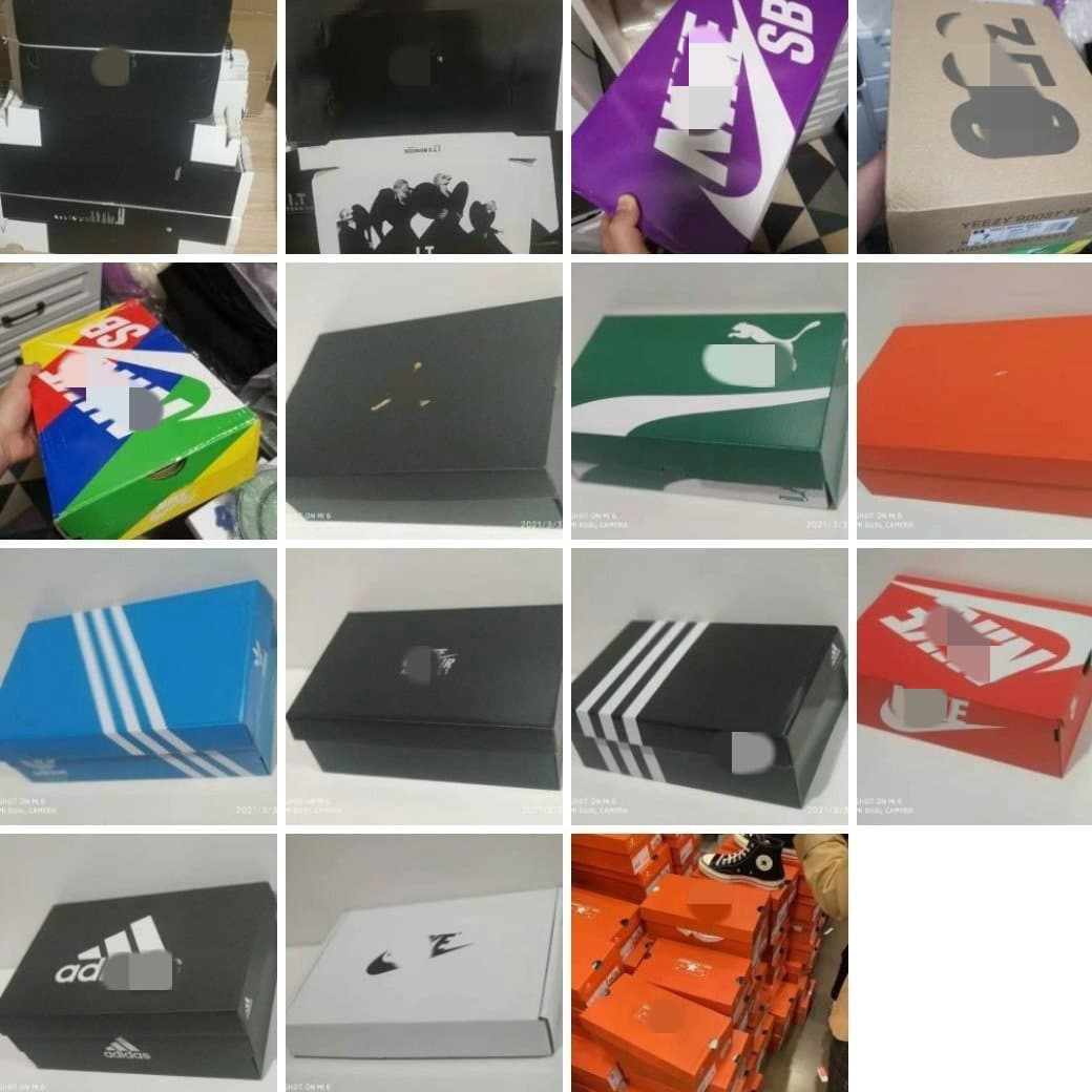 Trendy Nkad Aj Pioneer Sports Shoe Box Paper Box Slipper Black Storage Packaging