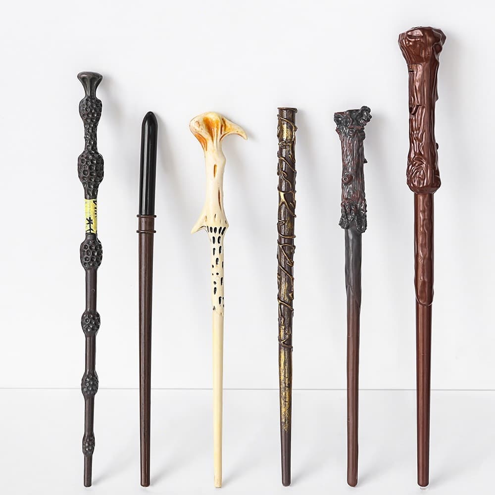 Harry Potter Wand Hermione Magic Wand Voldemort Staff Prop Halloween Glowing Musical Scepter