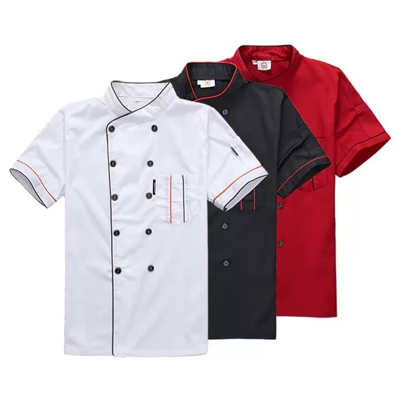 Chef uniform length and short export foreign trade work style bakery shop cake hat hotel kitchen restaurant canteen chef uniform