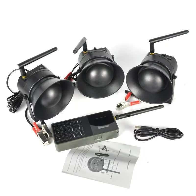 Cross-border Hot Selling Outdoor Electronic Bird Caller MP3 Player Birds Caller Remote Control Bird Repellent One-to-Three