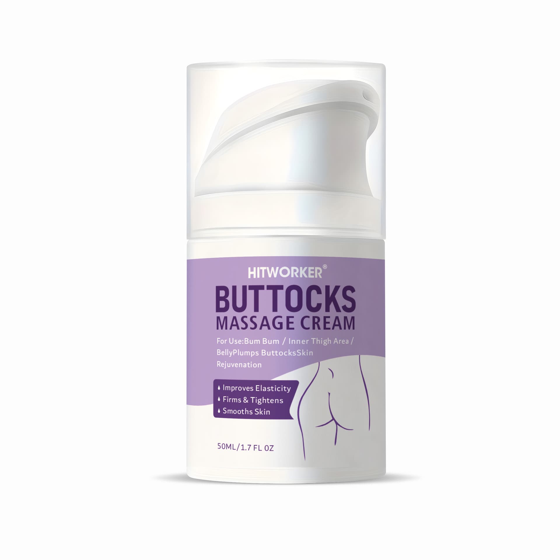 Foreign Trade Firming and Plumping Buttock Cream, Buttock Enhancement Cream, Lifting and Beautifying Buttocks, Body Care Cream, Cross-Border Foreign Trade Wholesale, Full English
