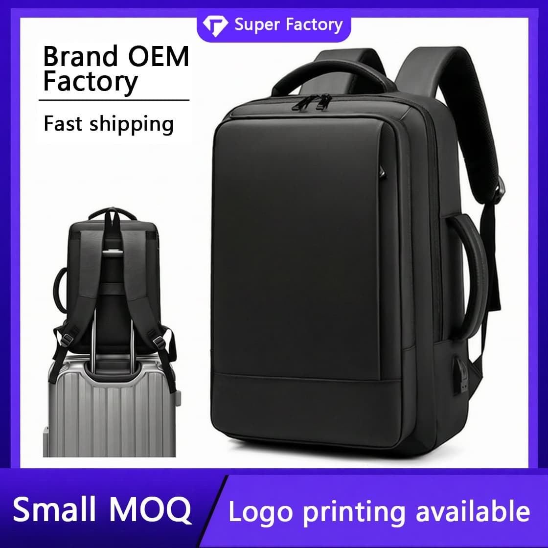 Men's Business Backpack, Cross-border New Arrival Outdoor Travel Backpack