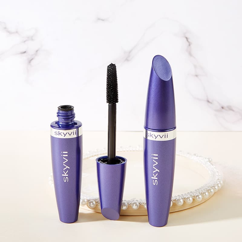 Skyvii 6001 Mascara, Sweatproof, Lengthening, Fibrous, Volumizing, Smudge-proof, Curling, Long-lasting, 5014 Blue Fat