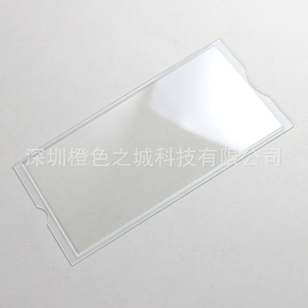 PSP1000, PSP2000, and 3000 game console screen glass panel; transparent plastic dustproof panel.