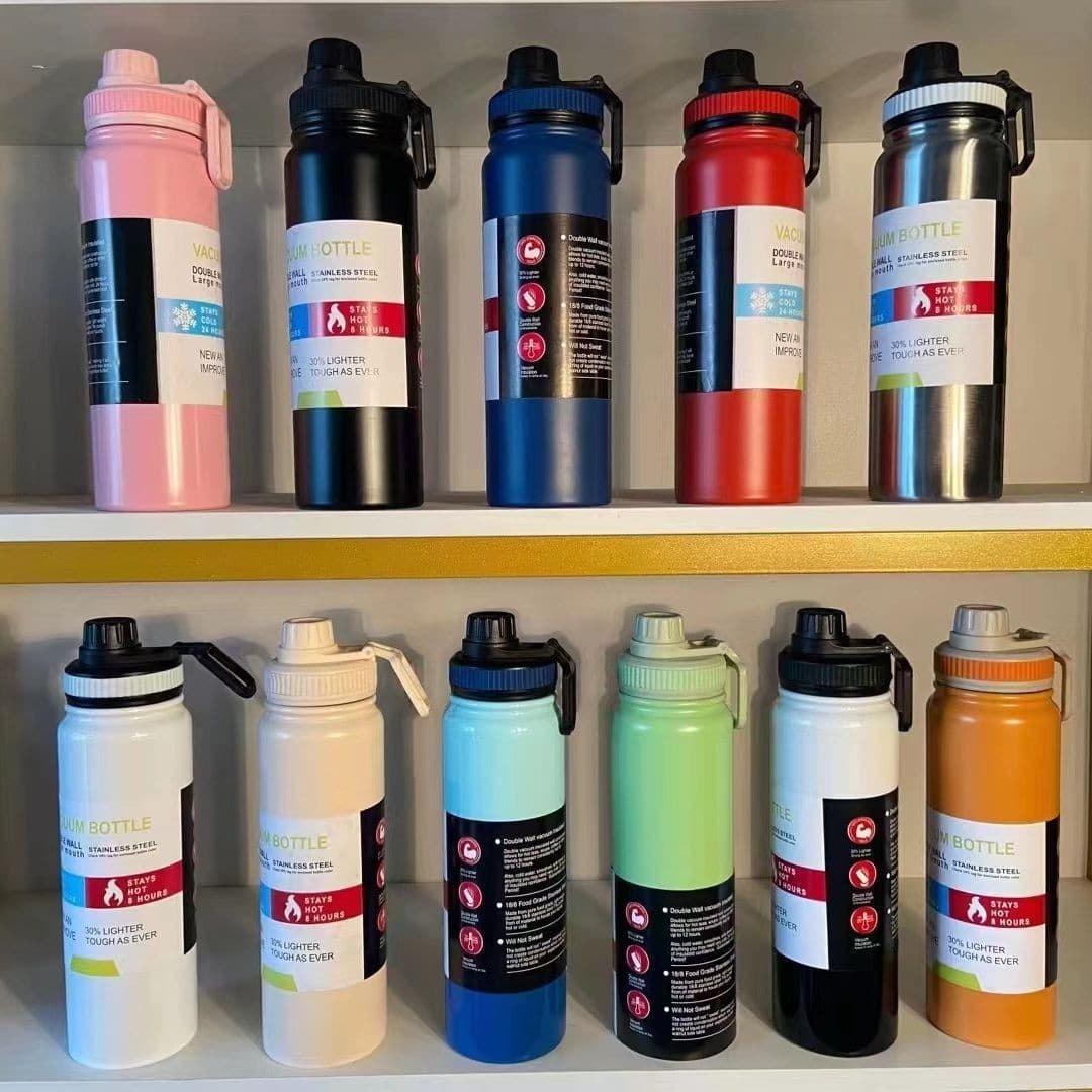 Cross-border 304 Stainless Steel Space Flask Insulated Sports Water Bottle Large Capacity Outdoor Portable Space Cup