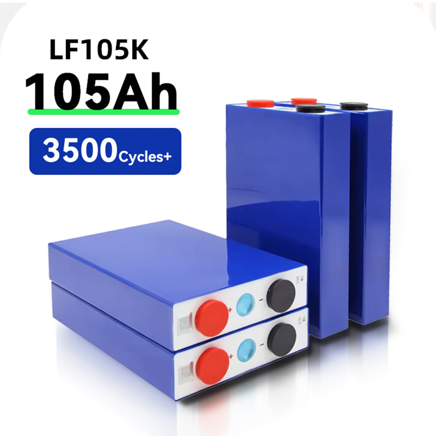 EVE 105AH LiFePO4 Battery 3.2V 100Ah Cell Home Energy Storage LF105LA Lithium Iron Phosphate
