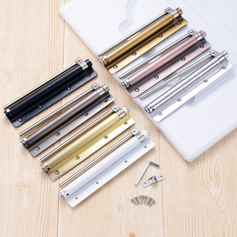 Stainless Steel Door Closer Automatic Door Closer Invisible Door Spring Buffer Door Closer Household Light Simple Door Closer