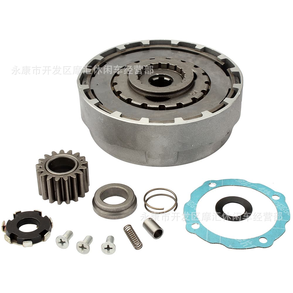 Clutch Plate Assembly for Underbone/Beach Motorcycle, 17-Tooth C70 Dayang DY100 110CC Engine