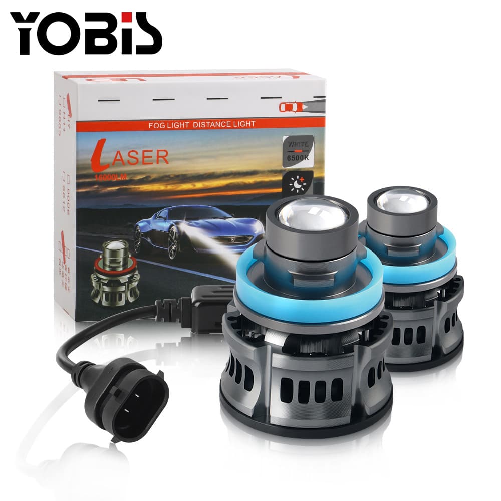 YOBIS New L5 Laser Lens Fog Light LED Car Headlight H11 9005 9006 Modified Spotlight Car Light