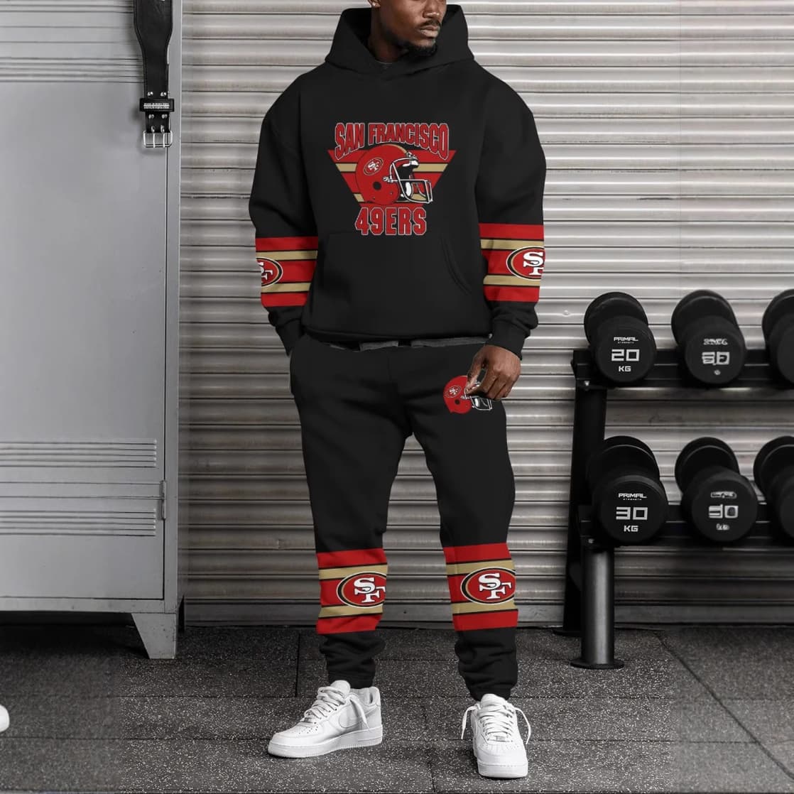 Cross-Border Autumn and Winter Pullover Sweatshirt 3D Digital Print Hunting Bat Couple Style Hooded Top and Pants Set Hoodie