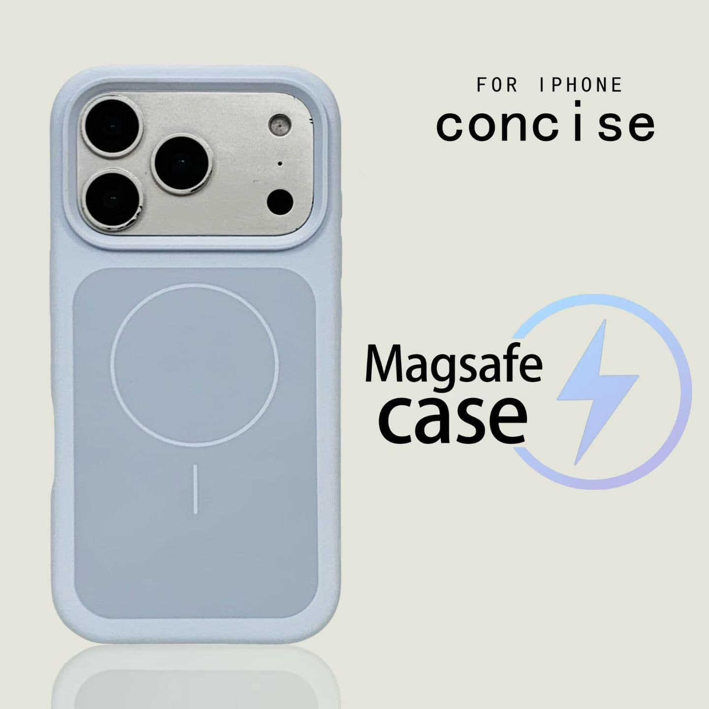 Official Two-Tone Liquid Silicone Case for iPhone 17, Full Coverage Skin-Feel Magnetic Apple 16 Drop-Proof Soft Cover